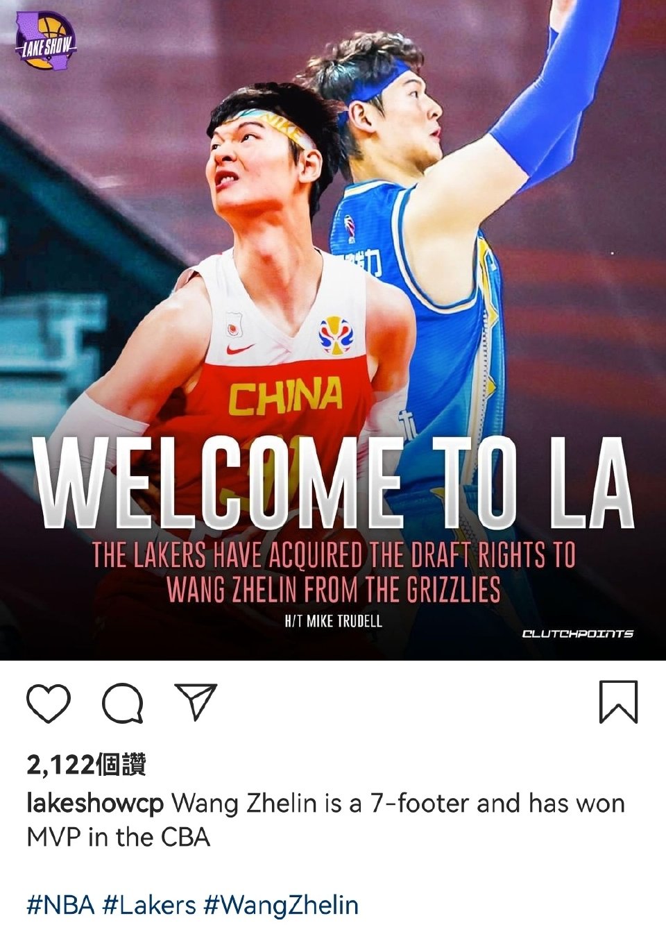 灰熊逆转湖人,王哲林惊艳四座 灰熊逆转湖人,王哲林惊艳四座